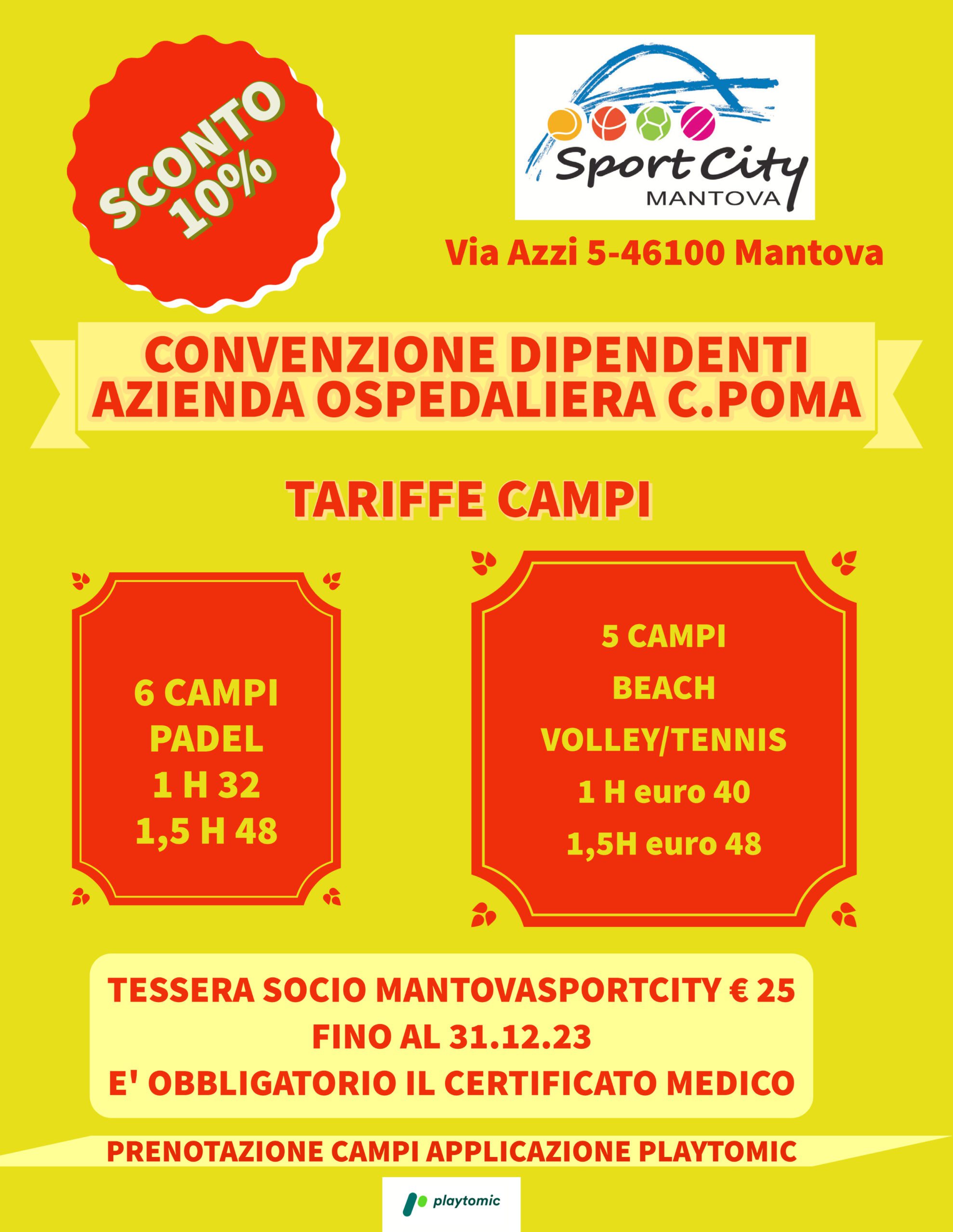 Convenzione Sport City Mantova