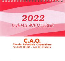 Calendario CAO 2022 omaggio soci